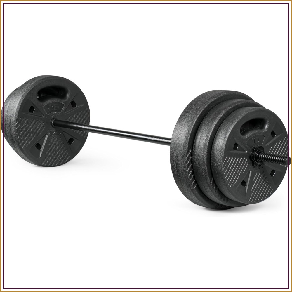 Home Gym Weight - CAP Threaded Barbell Set with 100