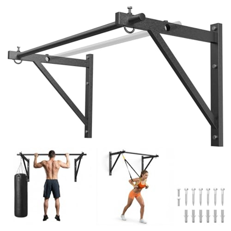 Home Gym Portable - Doorway and wall-mounted pull-up bar for