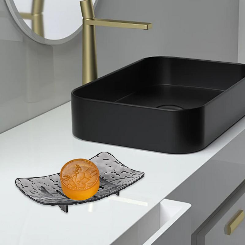 Home Gym Decor - Soap Holder Drain Hole Design Non-slip