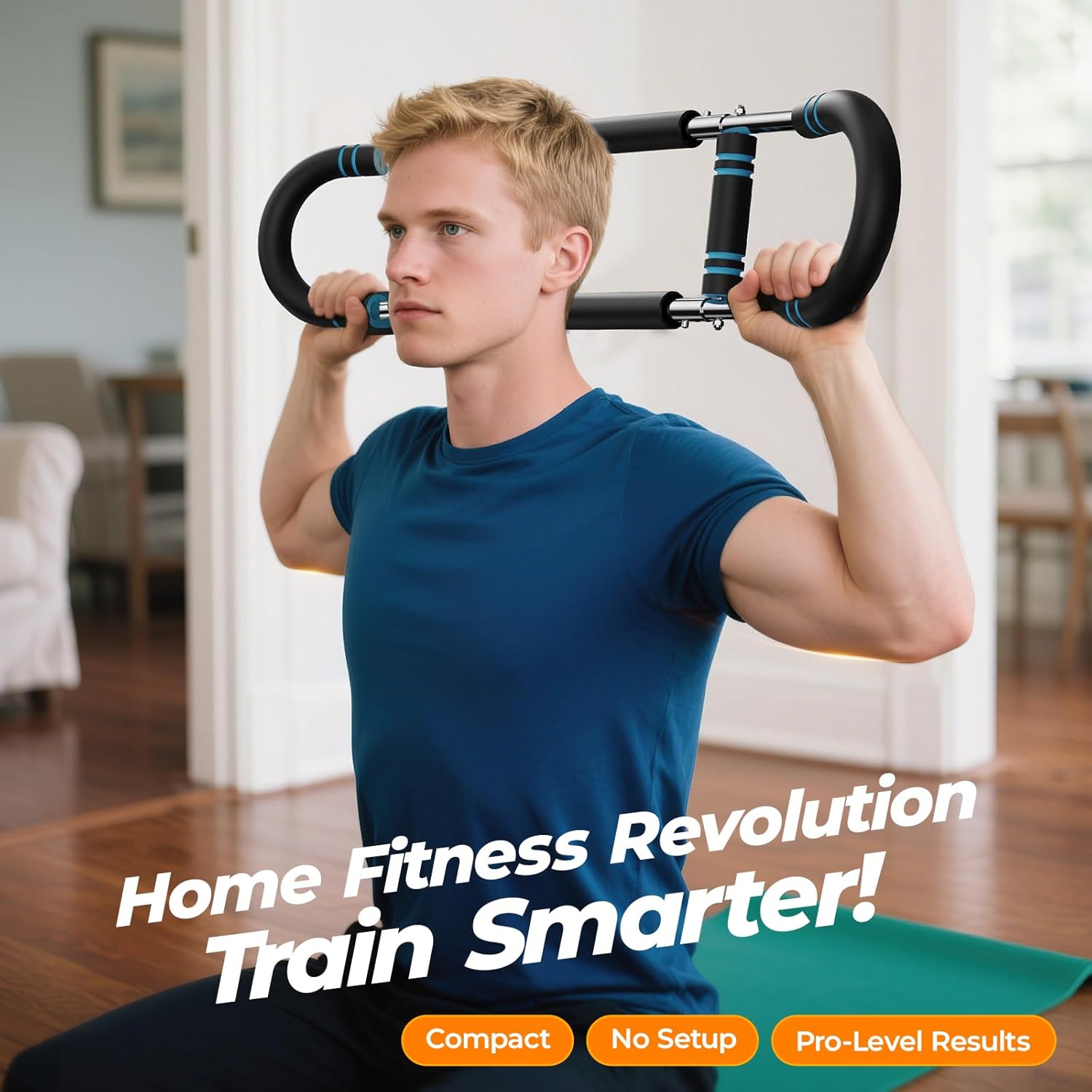 Home Gym Essentials - U Shape Arm Trainer Hand Gripper