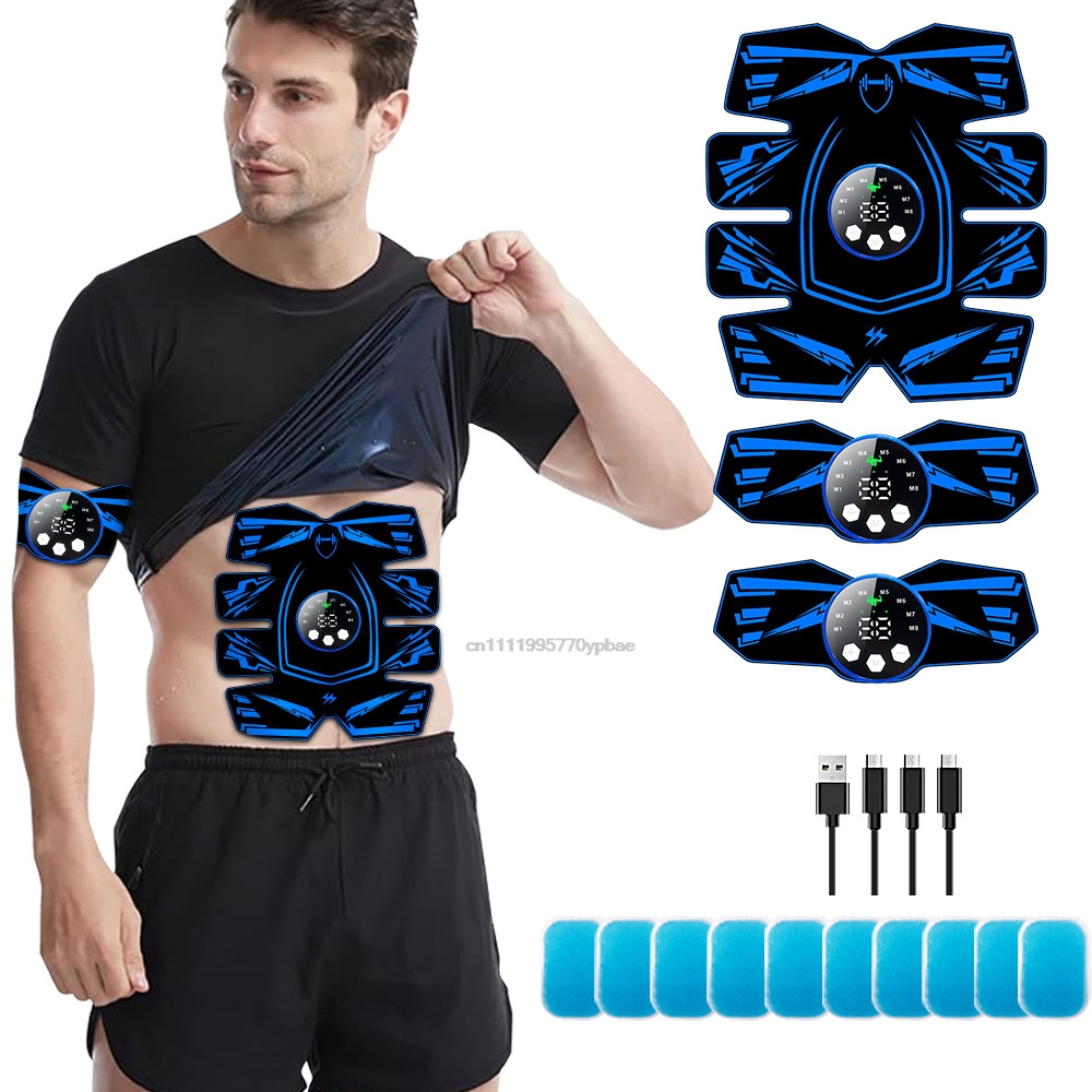 Home Gym Essentials - Portable EMS Ab Stimulator Abs Trainer