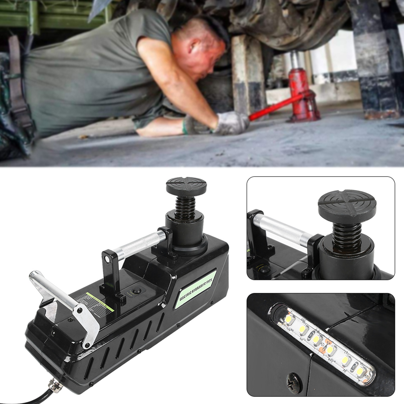 DC12V 15T Electric Floor Jack  - Deadlift Jack Barbell reseña y precio