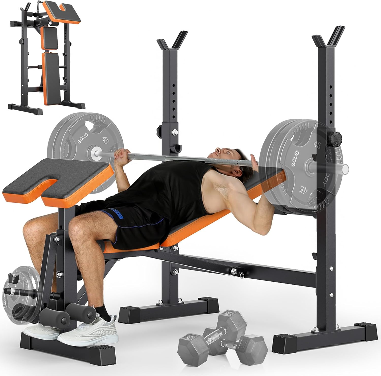 6-in-1 Space Saving Weight Ben - Home Gym Weight reseña y precio