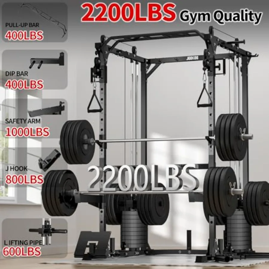 Home gym power cage with cable - Home Gym Weight reseña y precio