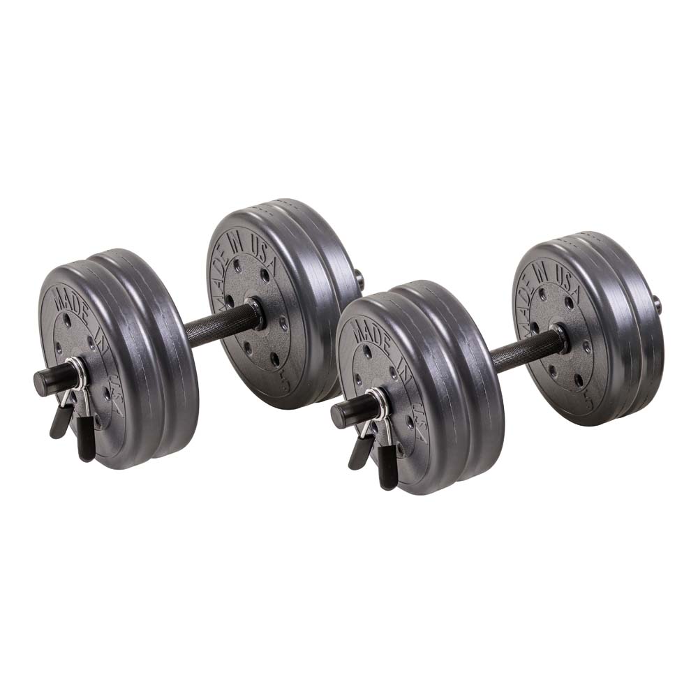 Adjustable 42LB Dumbbell Set w - Home Gym Essentials reseña y precio