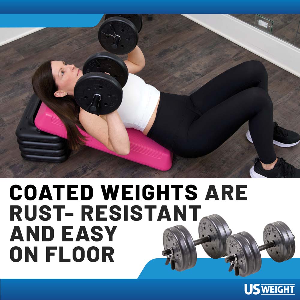 Adjustable 42LB Dumbbell Set w - Home Gym Essentials reseña y precio