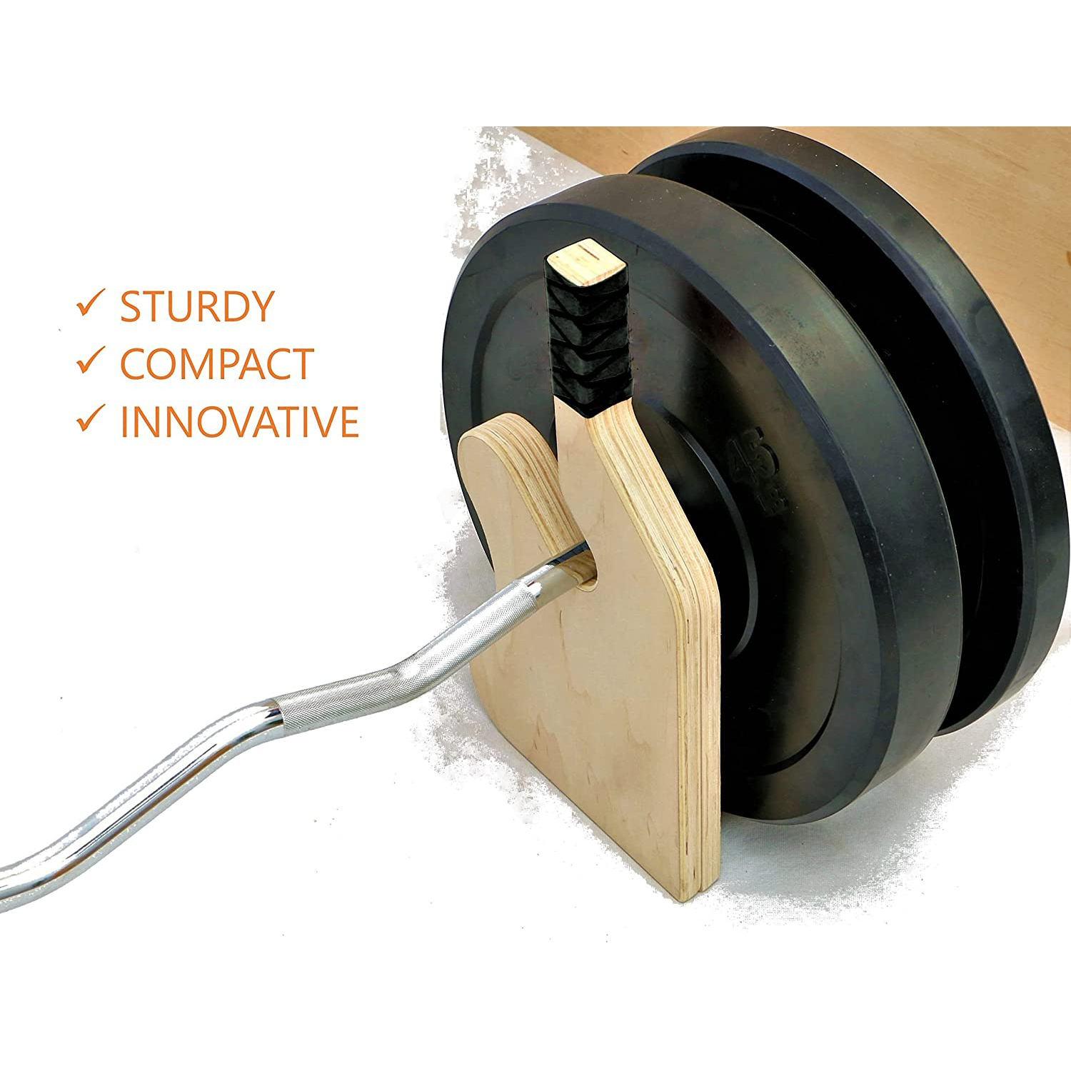 Wooden Mini Deadlift Barbell J - Deadlift Jack Barbell reseña y precio