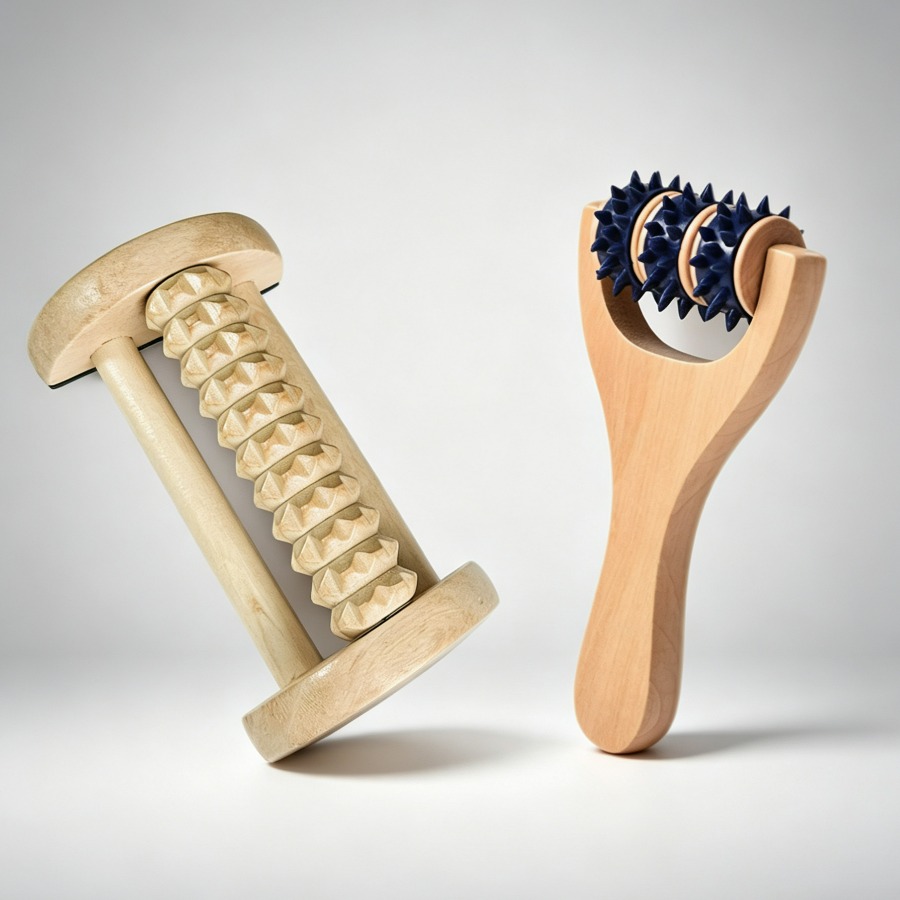 2Pcs Wooden Massage Roller Set - Home Gym Essentials reseña y precio