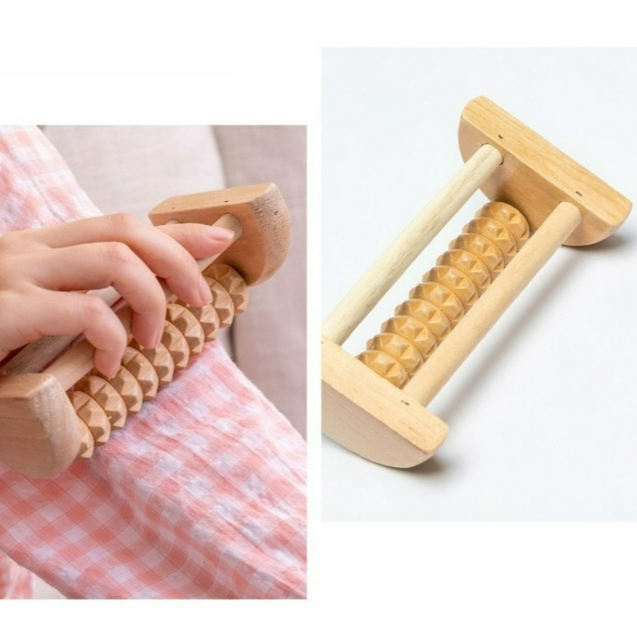 2Pcs Wooden Massage Roller Set - Home Gym Essentials reseña y precio
