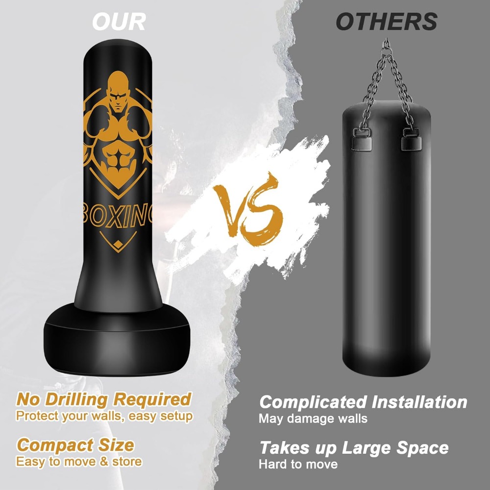 Freestanding 70 Inch Heavy Bag - Boxing Bag Stand reseña y precio