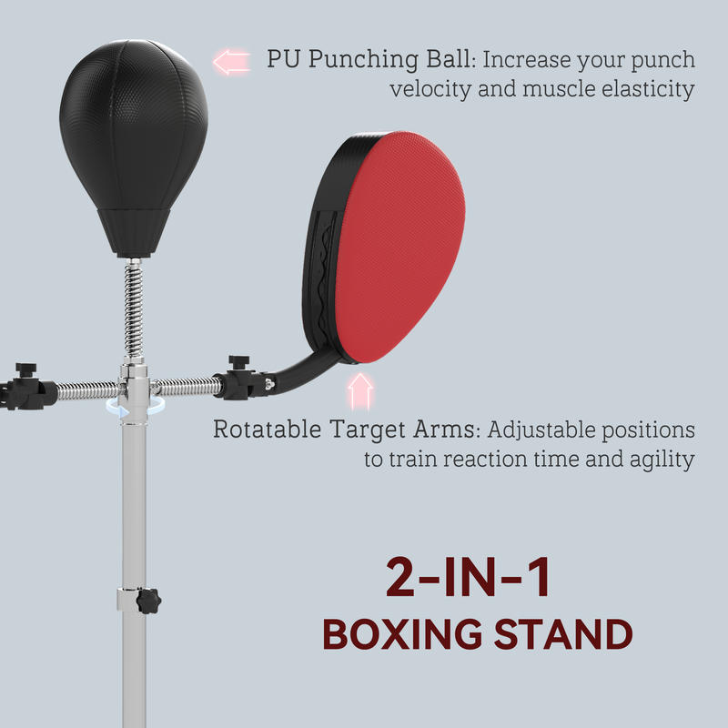 Boxing Bag with Stand, Adjusta - Boxing Bag Stand reseña y precio