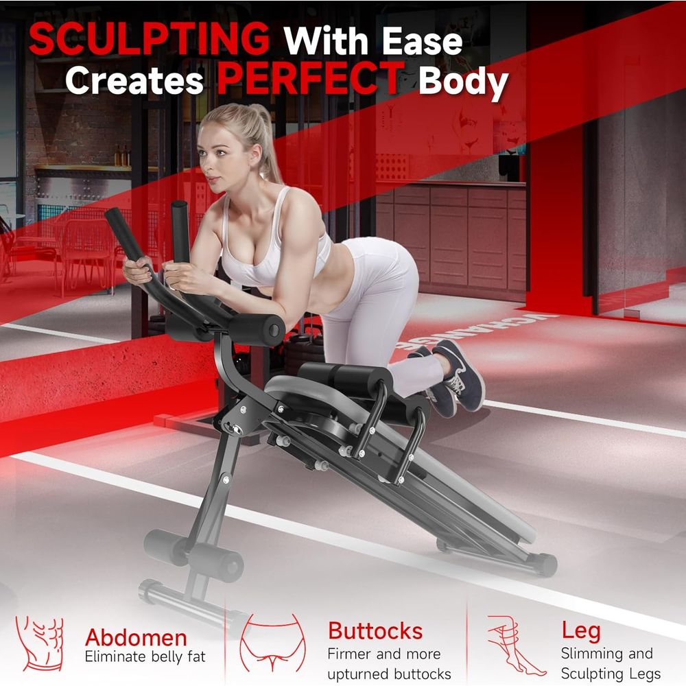 5-in-1 Adjustable Ab Bench for - Home Gym Leg Press reseña y precio