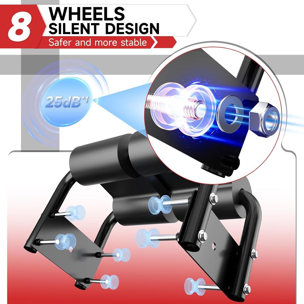 5-in-1 Adjustable Ab Bench for - Home Gym Leg Press reseña y precio