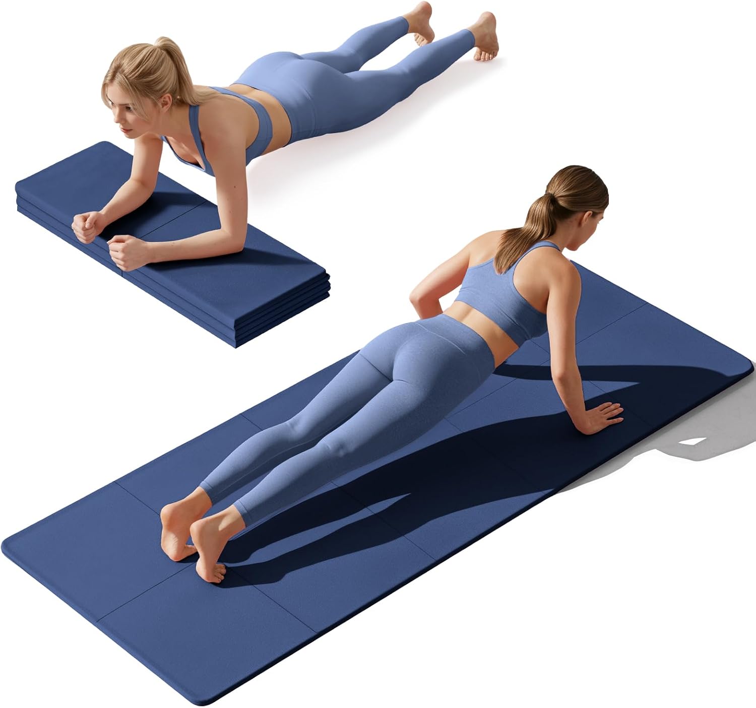 Foldable Yoga Mat Non Slip, 72 - Home Gym Yoga Mat reseña y precio