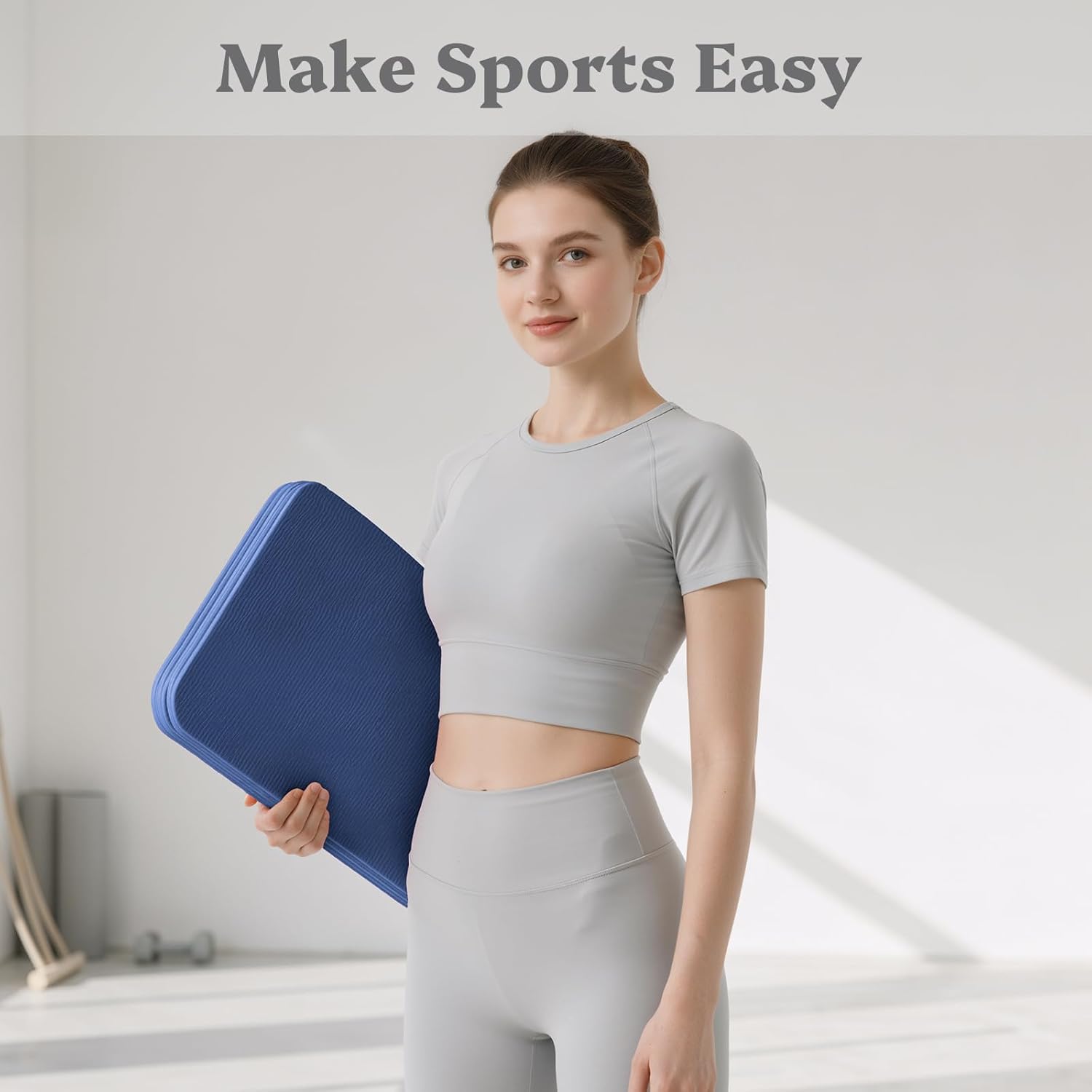 Foldable Yoga Mat Non Slip, 72 - Home Gym Yoga Mat reseña y precio