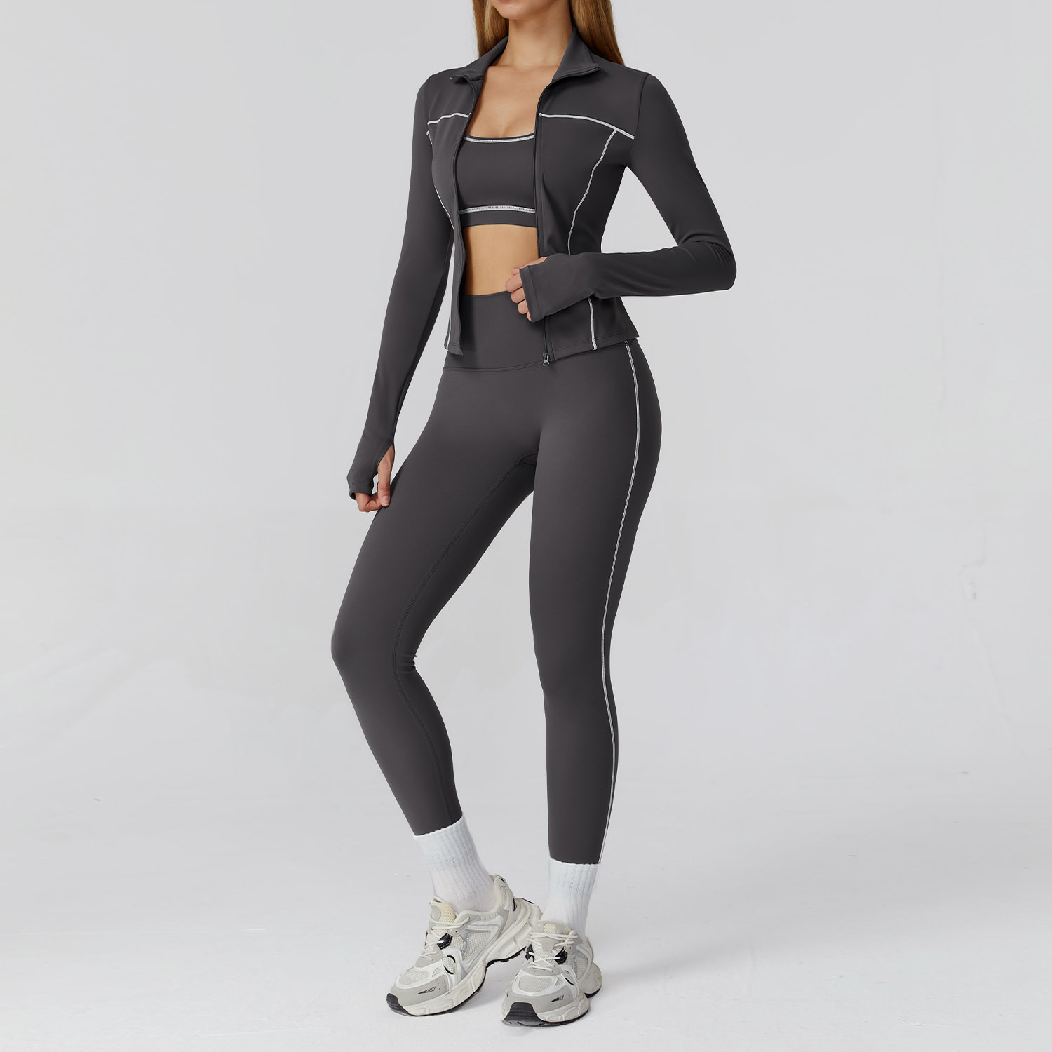 Yoga Clothes Set 2/3PCS Sports - Home Gym Leg Press reseña y precio
