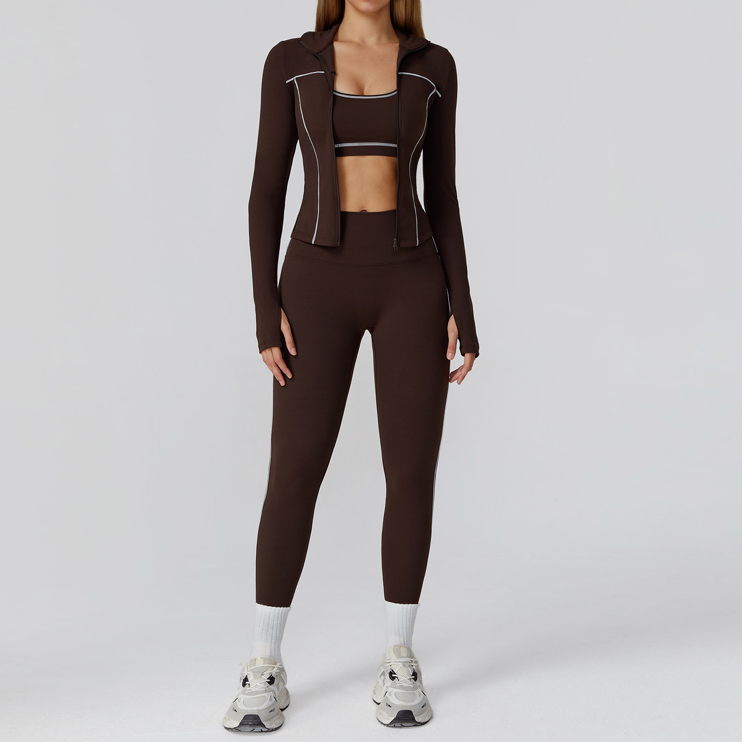 Yoga Clothes Set 2/3PCS Sports - Home Gym Leg Press reseña y precio