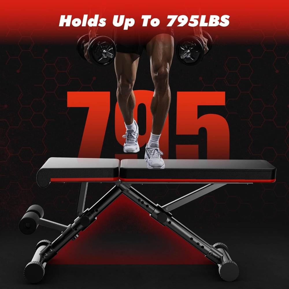 Adjustable Weight Bench for Ho - Home Gym Weight reseña y precio