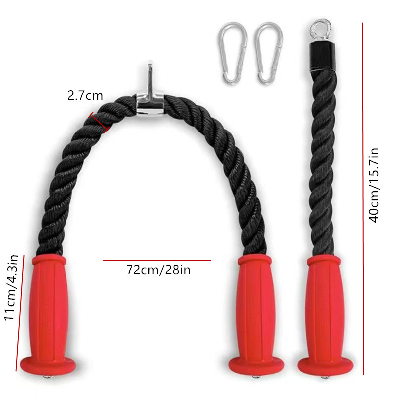 Ergonomic Tricep Ropes Non-Sli - Home Gym Cable Machine reseña y precio