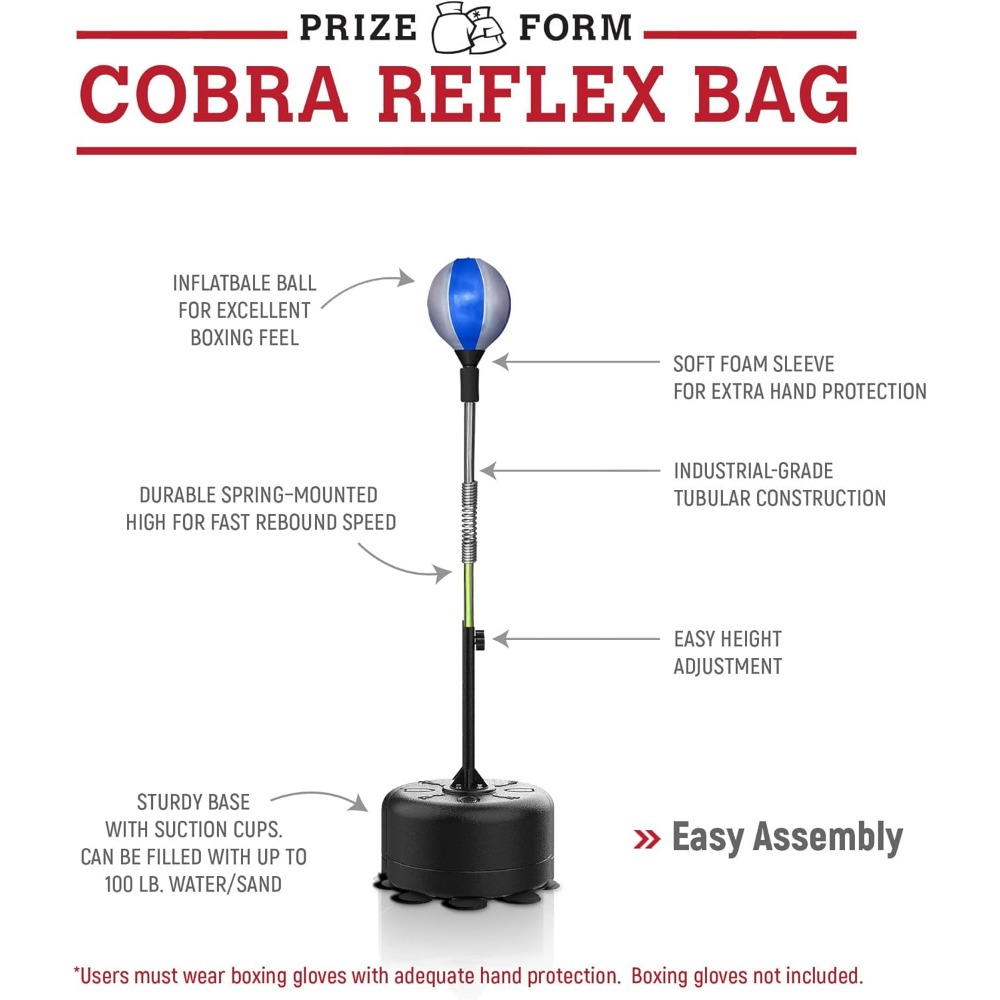 Fast Reaction Punching Bag wit - Boxing Bag Stand reseña y precio