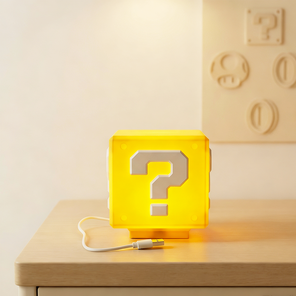 2026Question Block Lamp with S - Home Gym Decor reseña y precio