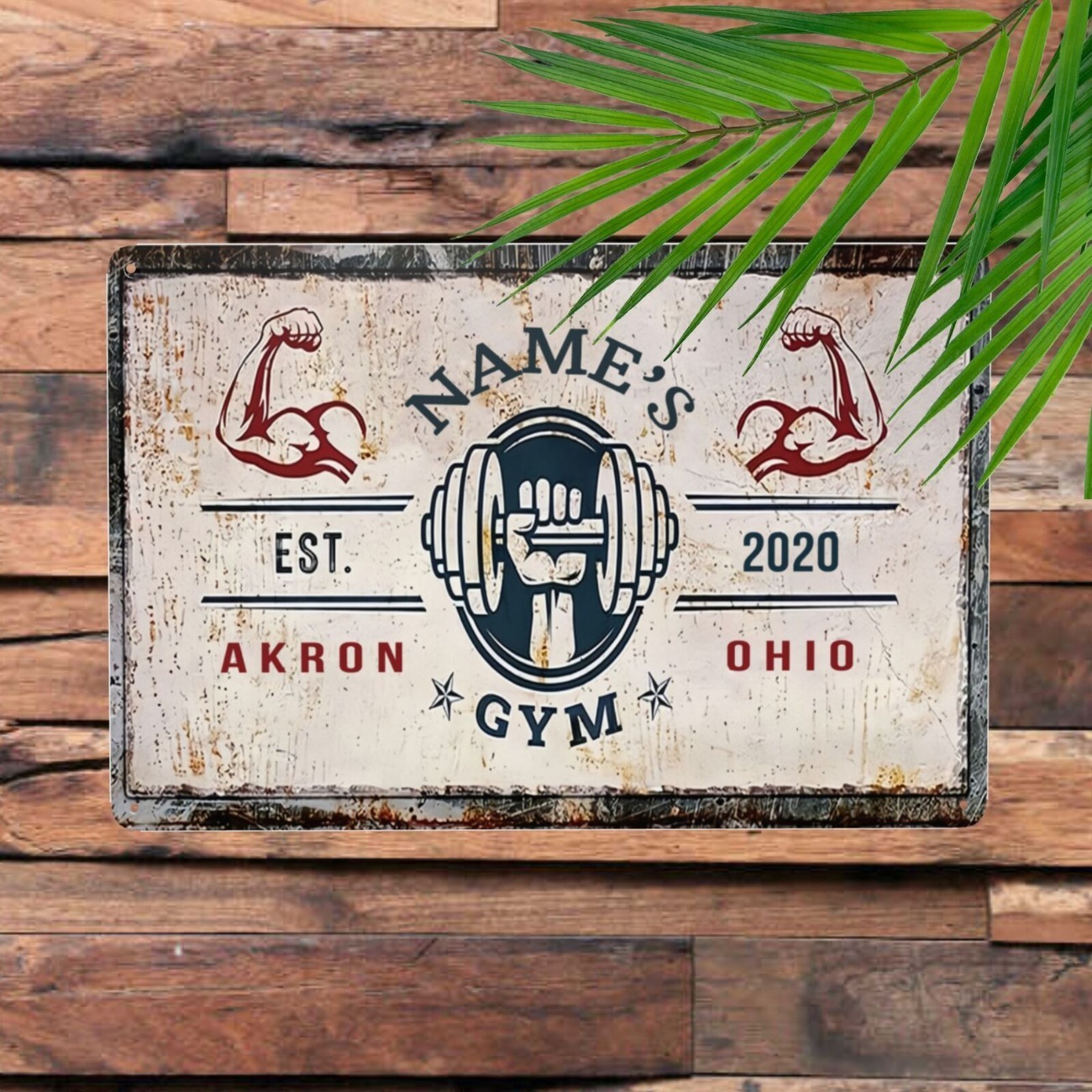 Personalized Fitness Aluminum  - Home Gym Decor reseña y precio