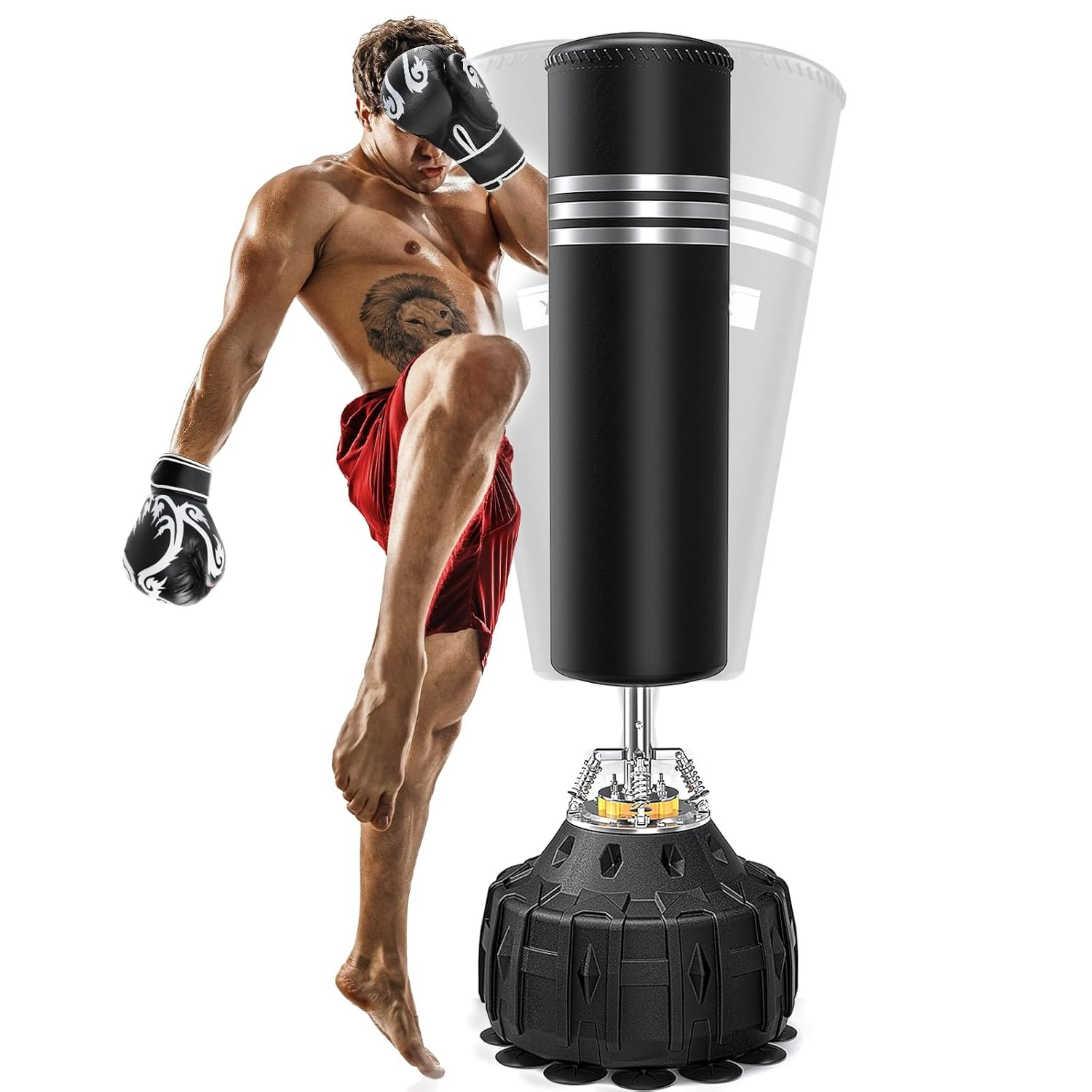 Freestanding Punching Bag, Hea - Boxing Bag Stand reseña y precio
