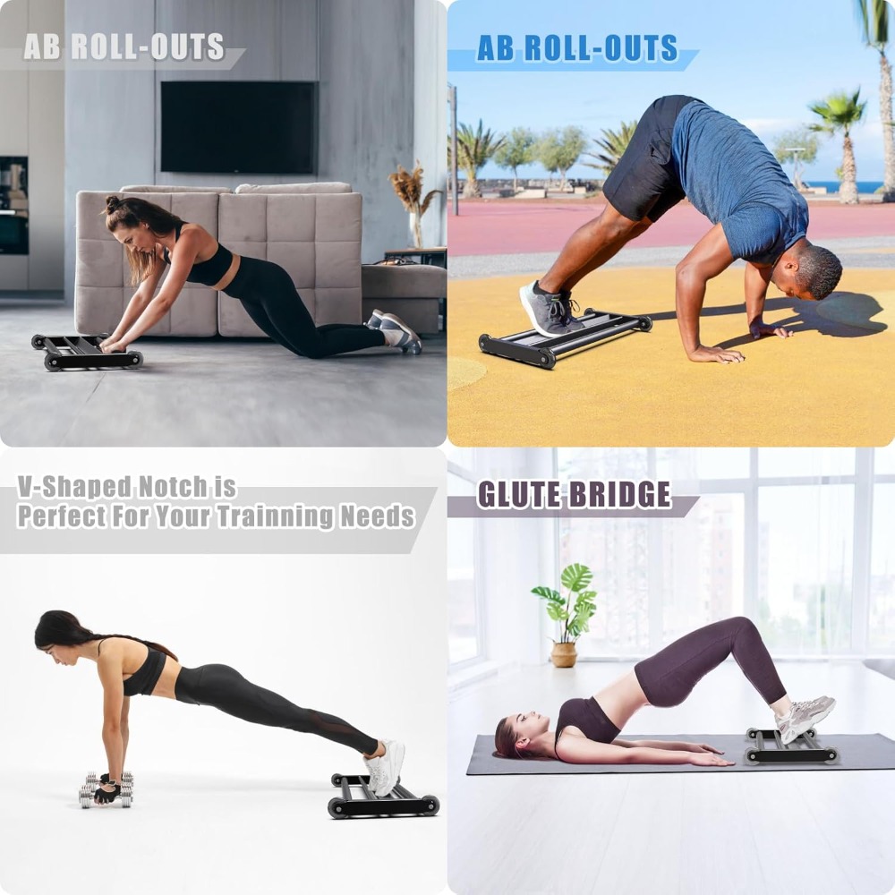 Glute Ham Glider Heavy Duty, E - Home Gym Hamstring Exercises reseña y precio
