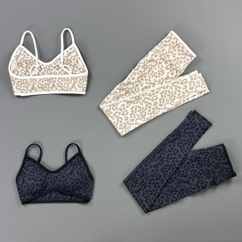 HISTELLO 2Pcs Leopard Yoga Bra - Home Gym Leg Press reseña y precio