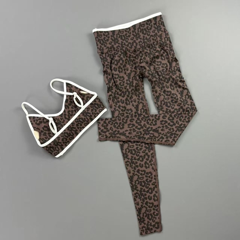 HISTELLO 2Pcs Leopard Yoga Bra - Home Gym Leg Press reseña y precio