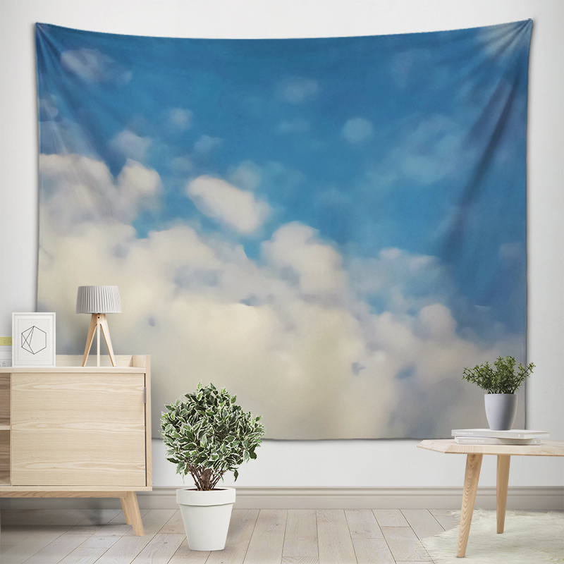 Melodious Clouds Art Tapestry  - Home Gym Decor reseña y precio
