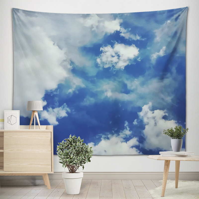 Melodious Clouds Art Tapestry  - Home Gym Decor reseña y precio