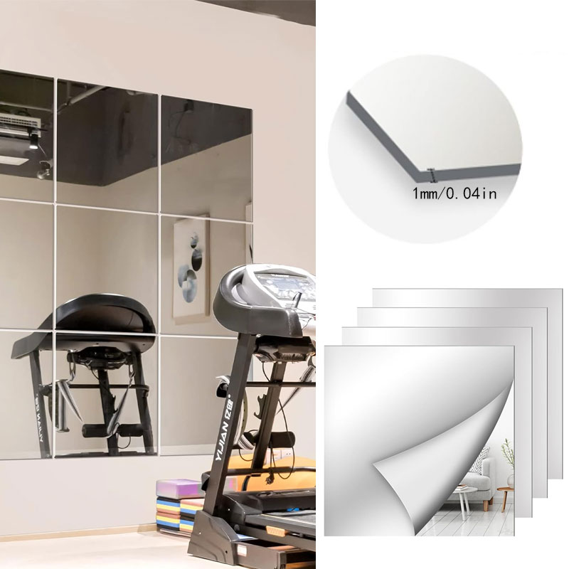 8/16pcs1mm Self Adhesive Mirro - Home Gym Reviews reseña y precio