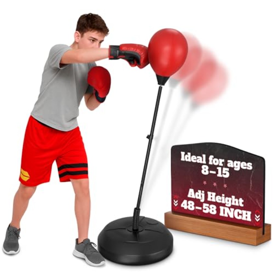 Adjustable Youth Punching Bag  - Boxing Bag Stand reseña y precio