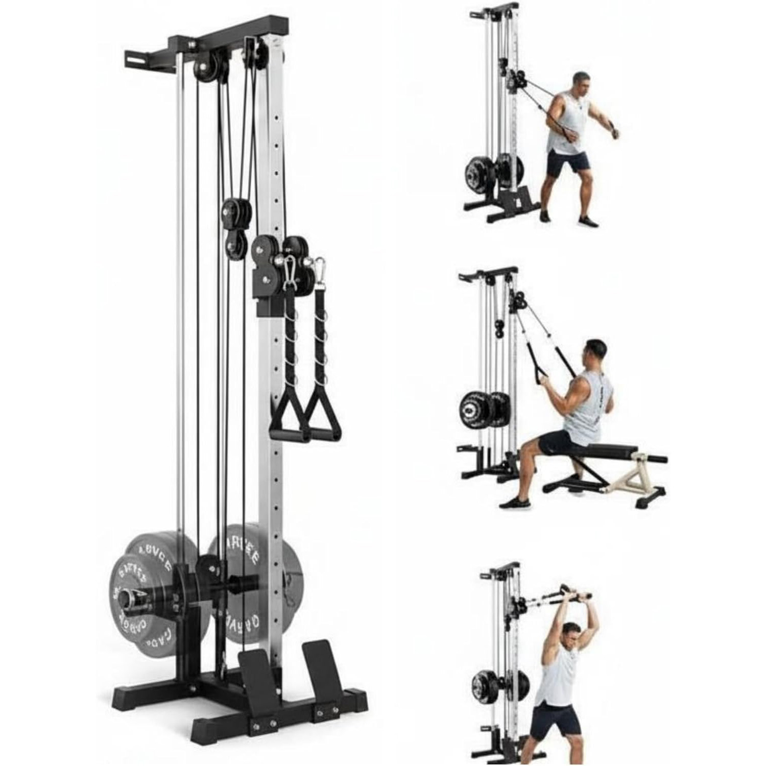 Wall Mount Cable Station Dual  - Home Gym Cable Machine reseña y precio