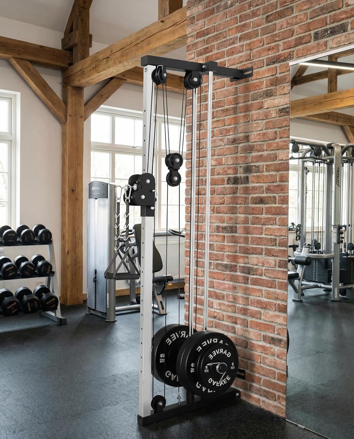 Wall Mount Cable Station Dual  - Home Gym Cable Machine reseña y precio