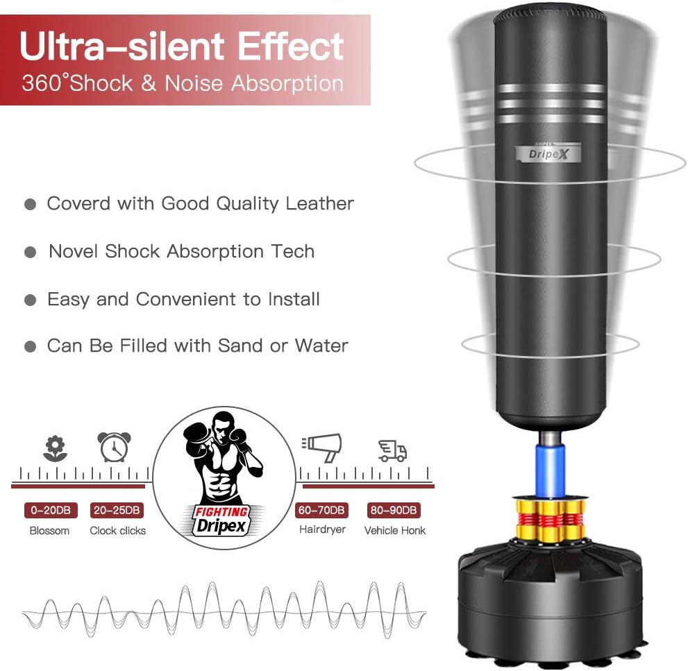 69'' Freestanding Punching Bag - Boxing Bag Stand reseña y precio