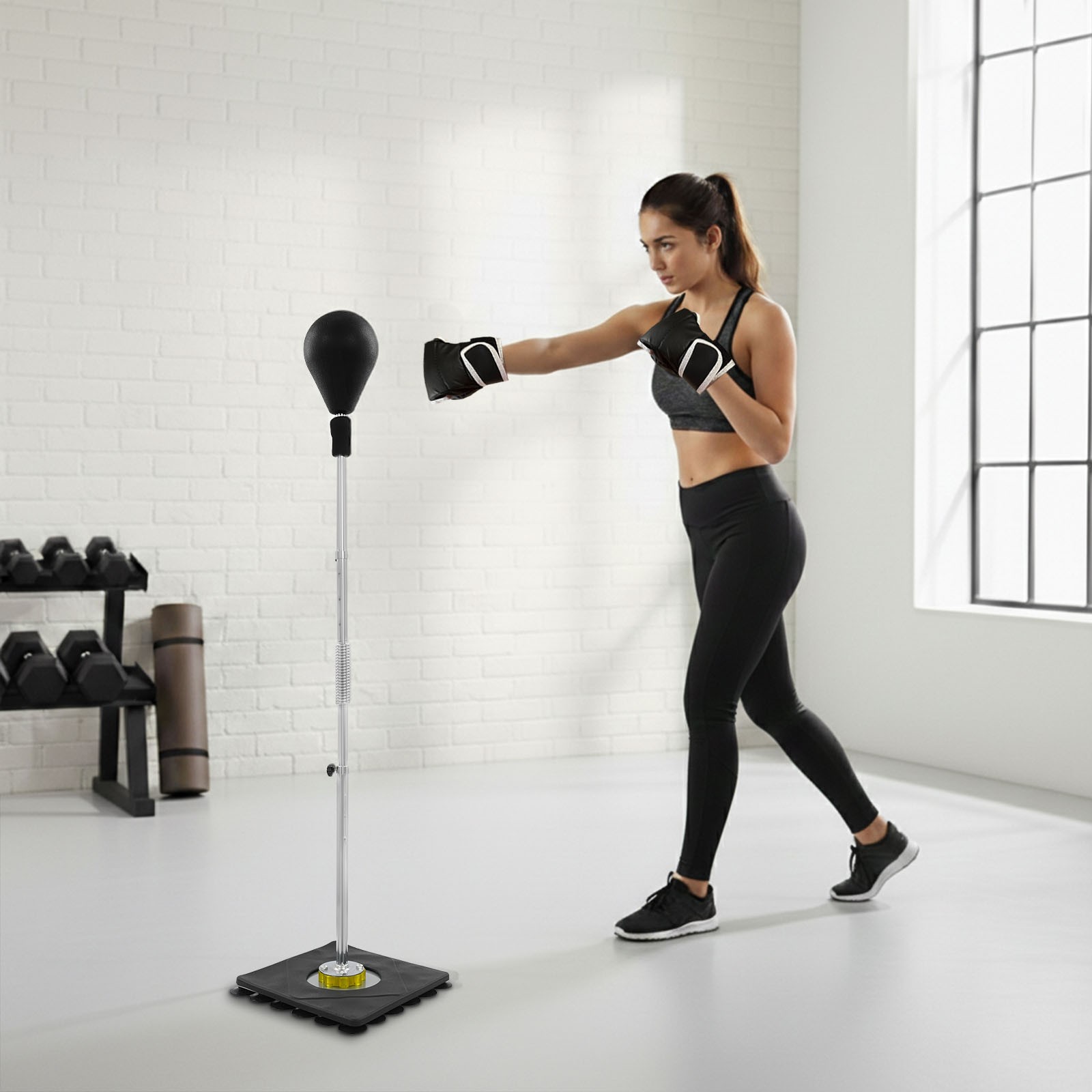Speed Bags, Punching Bag with  - Boxing Bag Stand reseña y precio