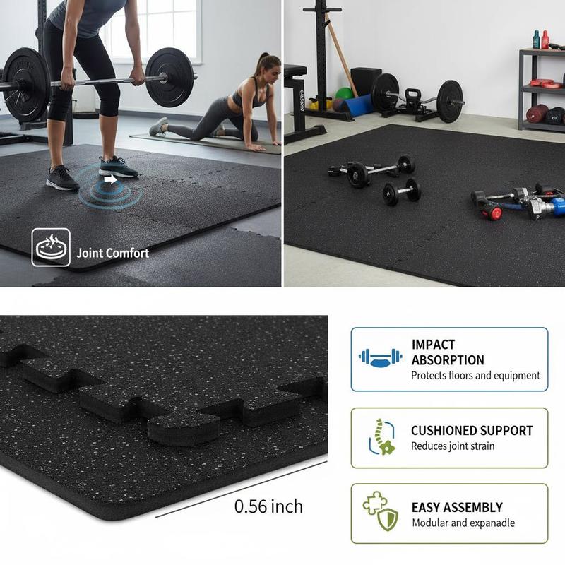 EVA Interlocking Foam Floor Ti - Home Gym Yoga Mat reseña y precio
