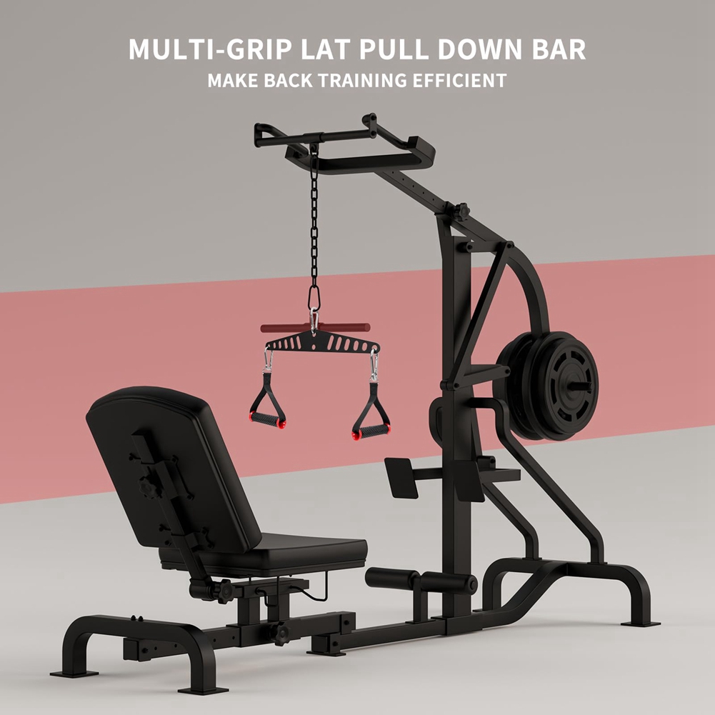 ABME Multi-Grip LAT Pull Down  - Home Gym Cable Machine reseña y precio