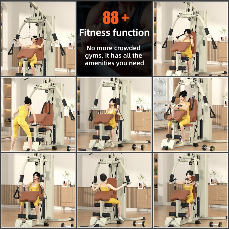 Comprehensive training machine - Home Gym Cable Machine reseña y precio