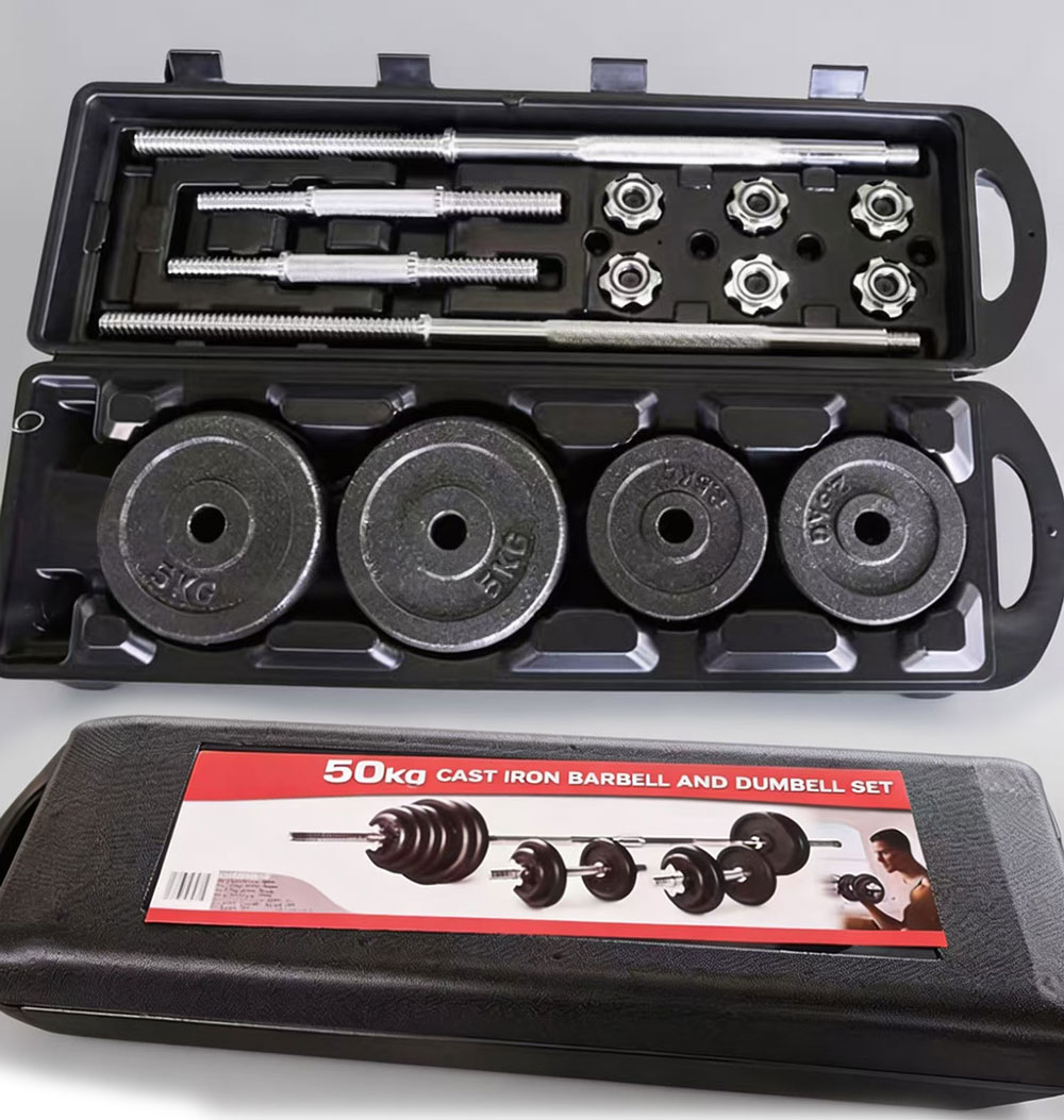 Adjustable 50KG  Weight Fitnes - Olympic Barbell 20Kg reseña y precio
