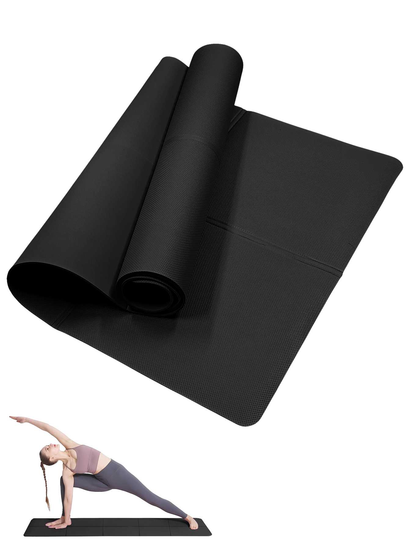 Foldable Yoga Mat Black Eco Fr - Home Gym Yoga Mat reseña y precio