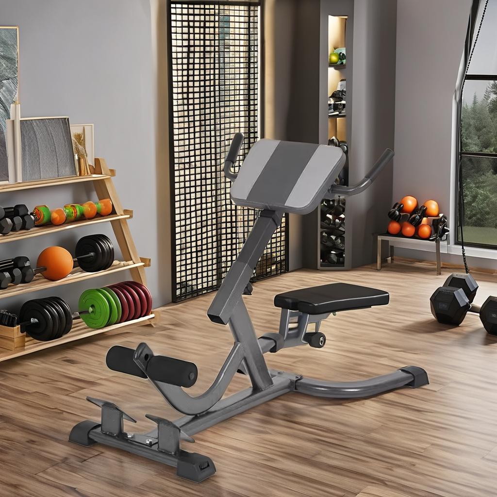 Steel Roman Chair Adjustable L - Home Gym Hamstring Exercises reseña y precio