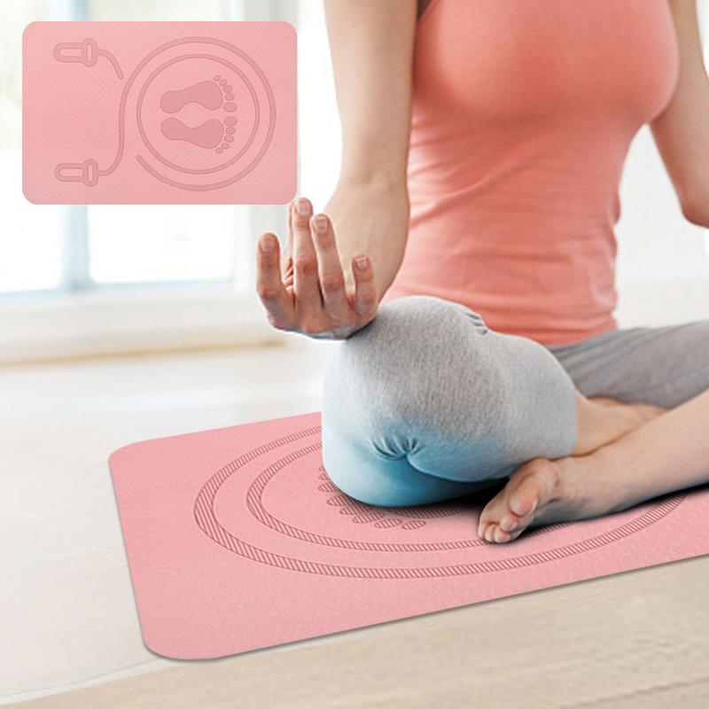 6mm Jump Rope Mat TPE Material - Home Gym Yoga Mat reseña y precio