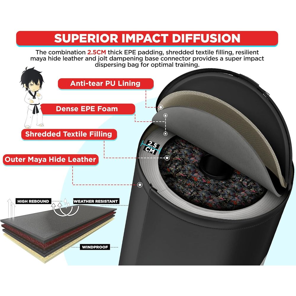 Junior 4T Pedestal Punching Ba - Boxing Bag Stand reseña y precio