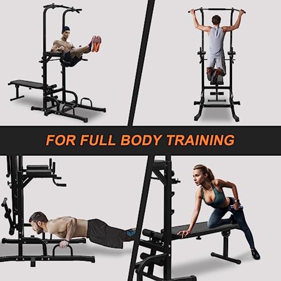 Power Tower with Weight Bench  - Home Gym Weight reseña y precio