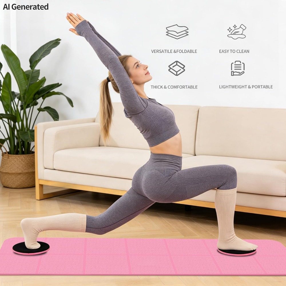 Foldable Yoga Mat with Resista - Home Gym Yoga Mat reseña y precio
