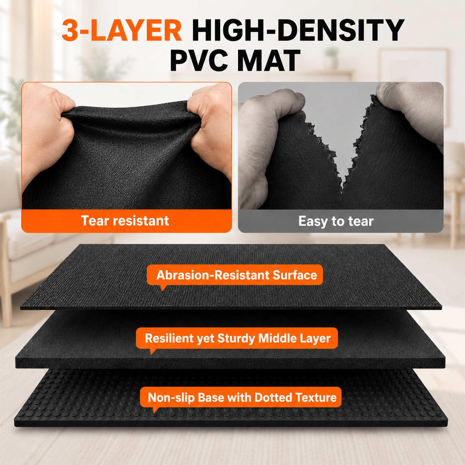 Extra Large Double Yoga Mat 96 - Home Gym Yoga Mat reseña y precio