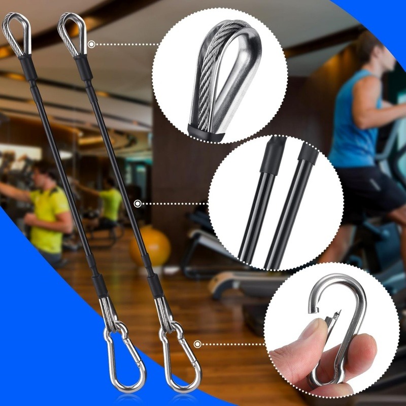 1/2Pcs 25cm Gym Cable Extensio - Home Gym Cable Machine reseña y precio